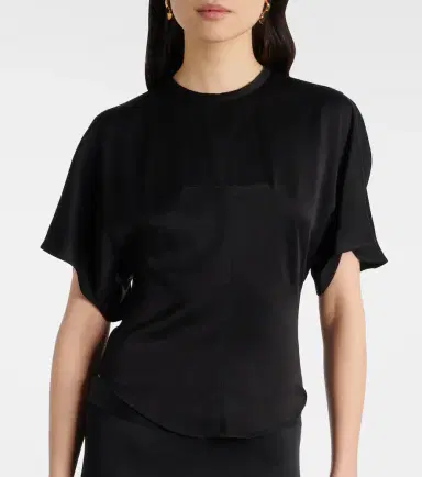 Isabel Marant Karlita satin top | Thumbnail 6 Isabel Marant Karlita satin top | Thumbnail 6