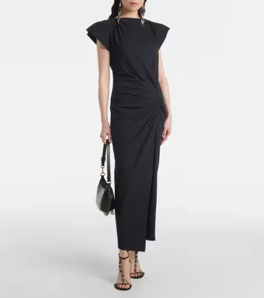 Isabel Marant Nadela cotton jersey maxi dress | Thumbnail 2 Isabel Marant Nadela cotton jersey maxi dress | Thumbnail 2