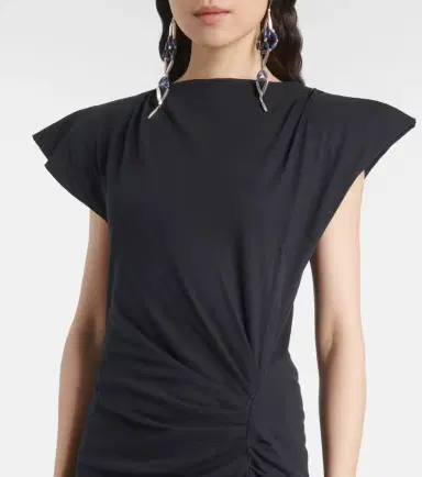 Isabel Marant Nadela cotton jersey maxi dress | Thumbnail 4 Isabel Marant Nadela cotton jersey maxi dress | Thumbnail 4