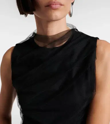 Dorothee Schumacher Draped tulle top | Thumbnail 4 Dorothee Schumacher Draped tulle top | Thumbnail 4
