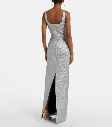 Emilia Wickstead Sharon seersucker gown | Thumbnail 3 Emilia Wickstead Sharon seersucker gown | Thumbnail 3