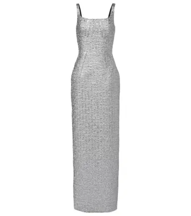 Emilia Wickstead Sharon seersucker gown | Thumbnail 1 Emilia Wickstead Sharon seersucker gown | Thumbnail 1