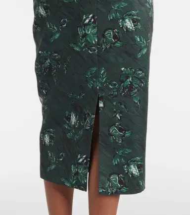 Emilia Wickstead Lorelei floral taffeta faille pencil skirt | Thumbnail 3 Emilia Wickstead Lorelei floral taffeta faille pencil skirt | Thumbnail 3