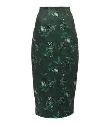 Emilia Wickstead Lorelei floral taffeta faille pencil skirt | Thumbnail 1 Emilia Wickstead Lorelei floral taffeta faille pencil skirt | Thumbnail 1