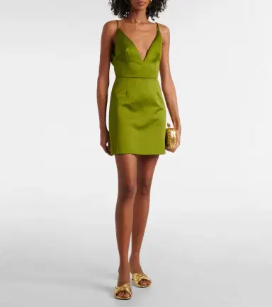 Emilia Wickstead Vero satin minidress | Thumbnail 2 Emilia Wickstead Vero satin minidress | Thumbnail 2