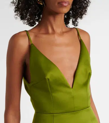 Emilia Wickstead Vero satin minidress | Thumbnail 3 Emilia Wickstead Vero satin minidress | Thumbnail 3