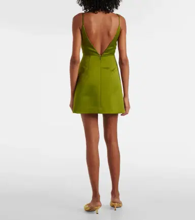 Emilia Wickstead Vero satin minidress | Thumbnail 4 Emilia Wickstead Vero satin minidress | Thumbnail 4