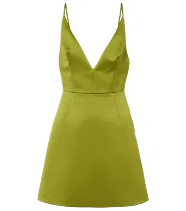 Emilia Wickstead Vero satin minidress | Thumbnail 1 Emilia Wickstead Vero satin minidress | Thumbnail 1