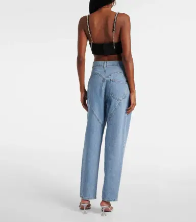 AREA Heart crystal-embellished crop top | Thumbnail 2 AREA Heart crystal-embellished crop top | Thumbnail 2