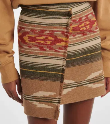 Marant Etoile Adelaide fringed wool-blend miniskirt | Thumbnail 4 Marant Etoile Adelaide fringed wool-blend miniskirt | Thumbnail 4