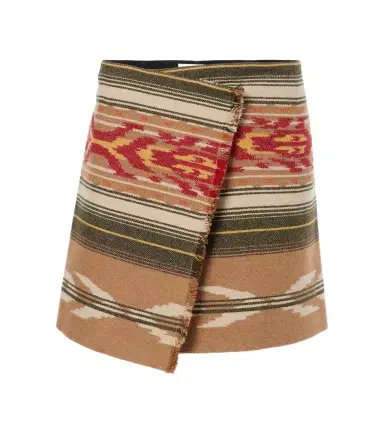 Marant Etoile Adelaide fringed wool-blend miniskirt | Thumbnail 1 Marant Etoile Adelaide fringed wool-blend miniskirt | Thumbnail 1
