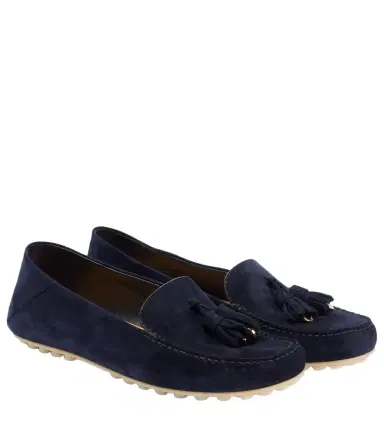 Loro Piana Dot Sole Walk suede driving shoes | Thumbnail 1 Loro Piana Dot Sole Walk suede driving shoes | Thumbnail 1