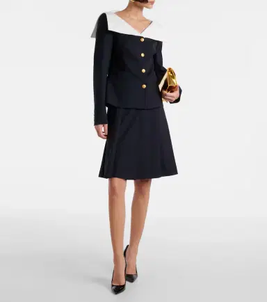 Alessandra Rich Wool-blend jacket | Thumbnail 4 Alessandra Rich Wool-blend jacket | Thumbnail 4