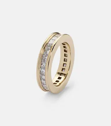 Octavia Elizabeth Ivy Eternity 18kt gold ring with diamonds | Thumbnail 2 Octavia Elizabeth Ivy Eternity 18kt gold ring with diamonds | Thumbnail 2