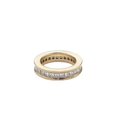 Octavia Elizabeth Ivy Eternity 18kt gold ring with diamonds | Thumbnail 1 Octavia Elizabeth Ivy Eternity 18kt gold ring with diamonds | Thumbnail 1