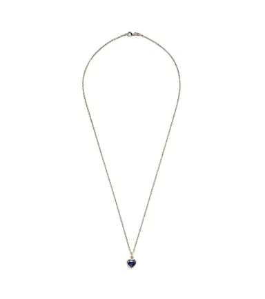 Anita Ko 18kt gold pendant necklace with sapphire and diamonds | Thumbnail 1 Anita Ko 18kt gold pendant necklace with sapphire and diamonds | Thumbnail 1