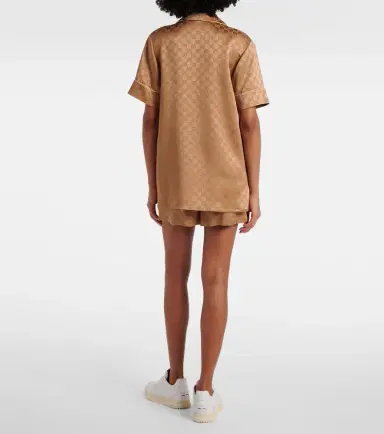 Gucci GG satin blouse | Thumbnail 4 Gucci GG satin blouse | Thumbnail 4