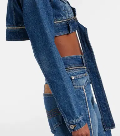 Jean Paul Gaultier Cropped denim jacket | Thumbnail 5 Jean Paul Gaultier Cropped denim jacket | Thumbnail 5