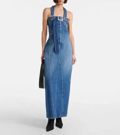 Jean Paul Gaultier Denim maxi dress | Thumbnail 2 Jean Paul Gaultier Denim maxi dress | Thumbnail 2