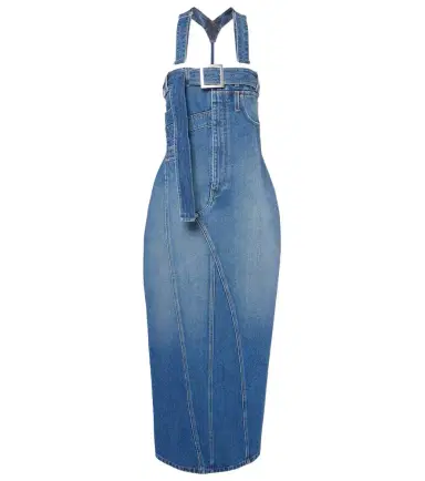 Jean Paul Gaultier Denim maxi dress | Thumbnail 1 Jean Paul Gaultier Denim maxi dress | Thumbnail 1