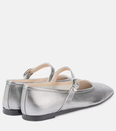 Le Monde Béryl Le Monde Béryl Metallic leather Mary Jane flats | Thumbnail 3 Le Monde Béryl Le Monde Béryl Metallic leather Mary Jane flats | Thumbnail 3