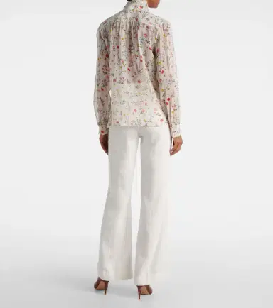 Giambattista Valli Floral silk blouse | Thumbnail 5 Giambattista Valli Floral silk blouse | Thumbnail 5