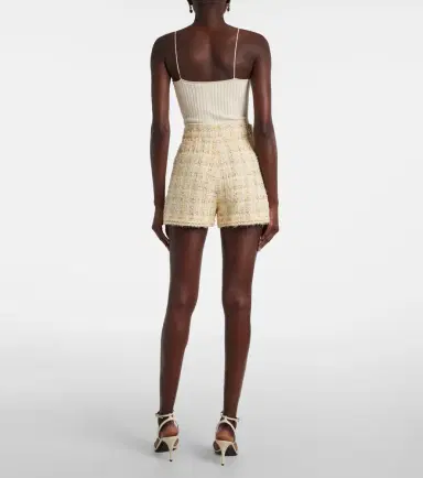 Giambattista Valli Checked cotton-blend shorts | Thumbnail 2 Giambattista Valli Checked cotton-blend shorts | Thumbnail 2