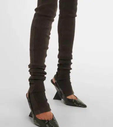 The Attico Cotton-blend leggings | Thumbnail 2 The Attico Cotton-blend leggings | Thumbnail 2
