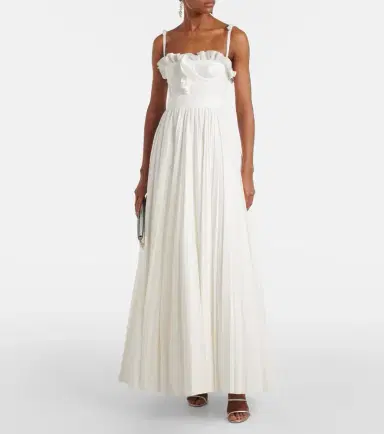 Giambattista Valli Ruffled cotton maxi dress | Thumbnail 4 Giambattista Valli Ruffled cotton maxi dress | Thumbnail 4