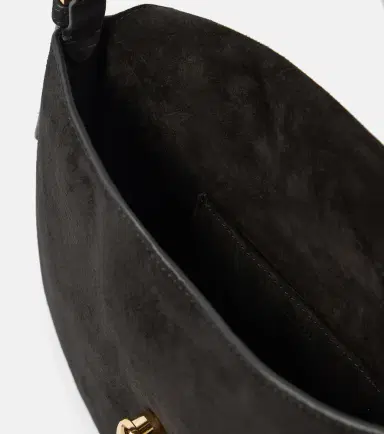 Savette Tondo Small suede shoulder bag | Thumbnail 3 Savette Tondo Small suede shoulder bag | Thumbnail 3