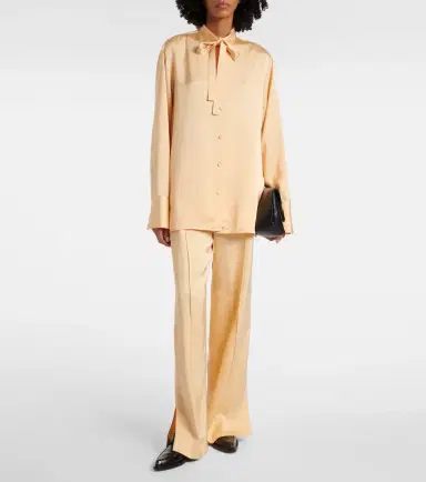 Jil Sander Bow-detail satin blouse | Thumbnail 2 Jil Sander Bow-detail satin blouse | Thumbnail 2