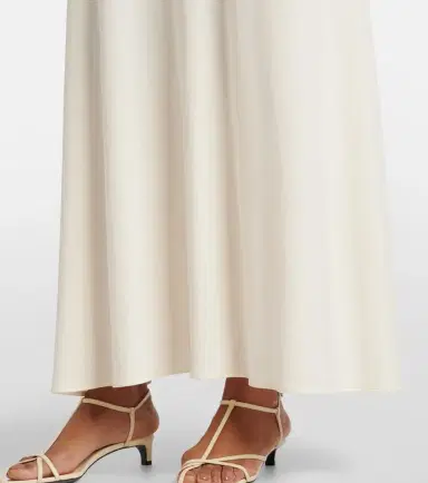 Jil Sander Crêpe midi skirt | Thumbnail 4 Jil Sander Crêpe midi skirt | Thumbnail 4