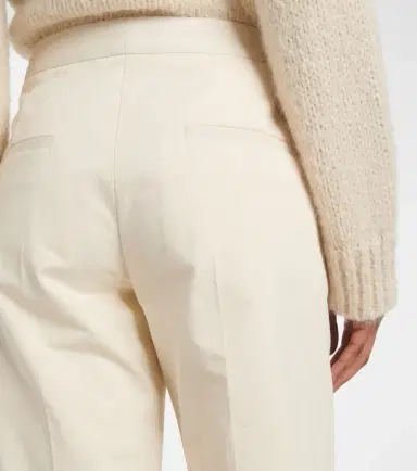 Jil Sander Cropped cotton straight pants | Thumbnail 3 Jil Sander Cropped cotton straight pants | Thumbnail 3
