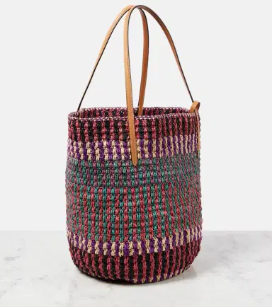 Valentino Garavani VLogo Signature Large straw tote bag | Thumbnail 4 Valentino Garavani VLogo Signature Large straw tote bag | Thumbnail 4