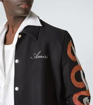 Amiri Snake Bones wool-blend varsity jacket | Thumbnail 6 Amiri Snake Bones wool-blend varsity jacket | Thumbnail 6
