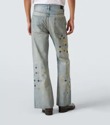 Amiri Ma Quad embroidered flared jeans | Thumbnail 3 Amiri Ma Quad embroidered flared jeans | Thumbnail 3