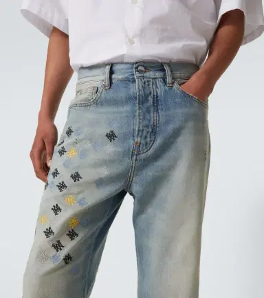 Amiri Ma Quad embroidered flared jeans | Thumbnail 5 Amiri Ma Quad embroidered flared jeans | Thumbnail 5