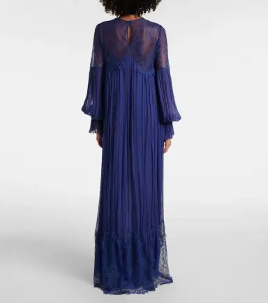 Costarellos Renia chantilly lace gown | Thumbnail 5 Costarellos Renia chantilly lace gown | Thumbnail 5