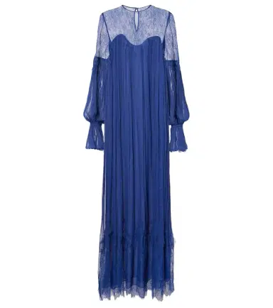 Costarellos Renia chantilly lace gown | Thumbnail 1 Costarellos Renia chantilly lace gown | Thumbnail 1