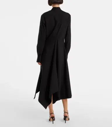 Ferragamo Cotton-blend jersey midi dress | Thumbnail 3 Ferragamo Cotton-blend jersey midi dress | Thumbnail 3