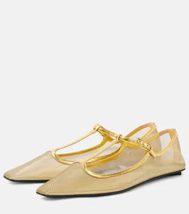 The Attico Juno mesh Mary Jane flats | Thumbnail 2 The Attico Juno mesh Mary Jane flats | Thumbnail 2