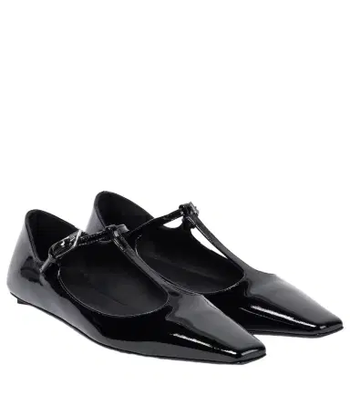 The Attico Juno leather ballet flats | Thumbnail 1 The Attico Juno leather ballet flats | Thumbnail 1