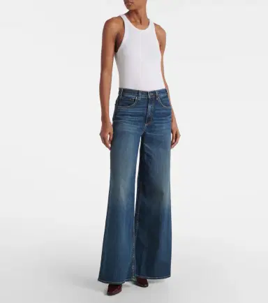 Nili Lotan Rolland mid-rise wide-leg jeans | Thumbnail 7 Nili Lotan Rolland mid-rise wide-leg jeans | Thumbnail 7