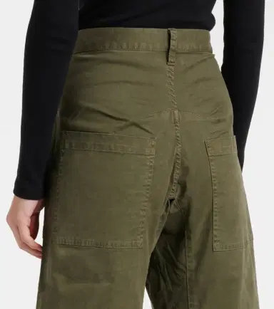 Nili Lotan Shon cotton twill barrel-leg pants | Thumbnail 2 Nili Lotan Shon cotton twill barrel-leg pants | Thumbnail 2