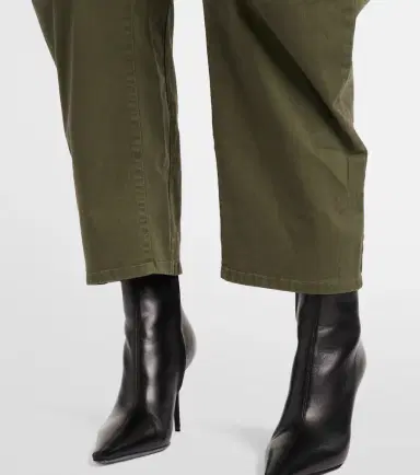 Nili Lotan Shon cotton twill barrel-leg pants | Thumbnail 4 Nili Lotan Shon cotton twill barrel-leg pants | Thumbnail 4