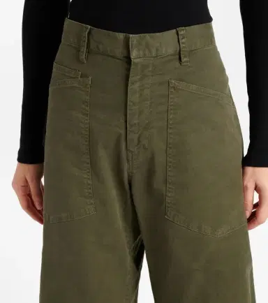 Nili Lotan Shon cotton twill barrel-leg pants | Thumbnail 5 Nili Lotan Shon cotton twill barrel-leg pants | Thumbnail 5