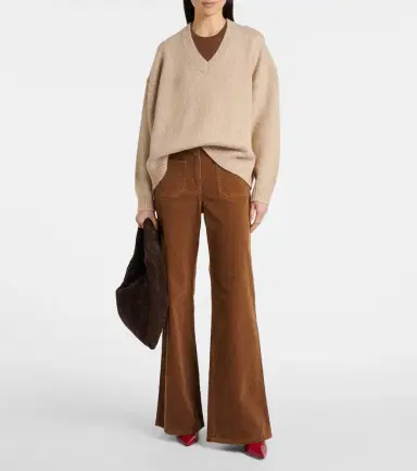 Nili Lotan Florence high-rise corduroy flared pants | Thumbnail 4 Nili Lotan Florence high-rise corduroy flared pants | Thumbnail 4
