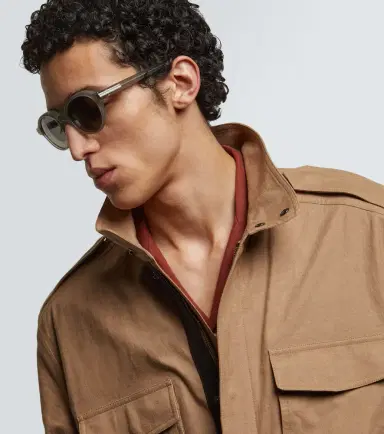 Zegna Round sunglasses | Thumbnail 3 Zegna Round sunglasses | Thumbnail 3