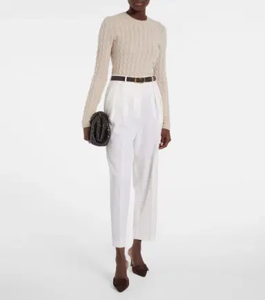 Altuzarra Emmett high-rise wool tapered pants | Thumbnail 2 Altuzarra Emmett high-rise wool tapered pants | Thumbnail 2