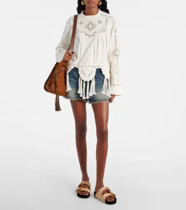 Isabel Marant Lennyo leather-trimmed raffia sandals | Thumbnail 5 Isabel Marant Lennyo leather-trimmed raffia sandals | Thumbnail 5